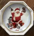Franklin Mint - Santa Clause 'Finishing Touch' Plate *NEW* Royal Doulton