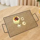 Firepit Grill Grate Rectangular for Party Gathering BBQ Camping Cookware