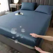 Waterproof mattress protector cover queen king size double bed bedspread elas...
