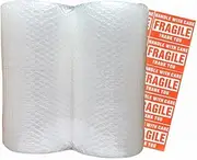 Bubble Cushioning Wrap Roll 12in x 36ft 2roll Total 72ft Bubble Cushion Packing Wrap for Moving & Shipping Heavy Duty Protection for Mailing & Packaging Boxes