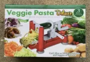Veggie Pasta Deluxe Vegetable Slicer Spiralizer Fruit Peeler with 3 Blades NEW
