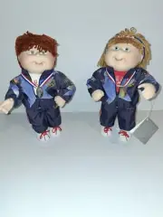 CPK Olympics Cabbage Patch Kids Set Danbury Mint 1996 Porcelain Collectibles