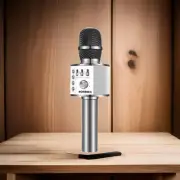 Wireless Bluetooth Karaoke Microphone,3-in-1 Portable Handheld Karaoke Mic Gray