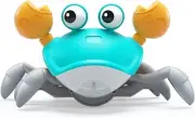 Crawling Crab Baby Toy, Infant Electronic Light Up Toys with Music and Light