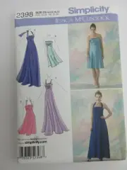 Simplicity 2398 Misses' Special Occasion Dresses Sewing Pattern t44