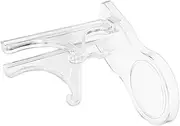 Gatuida Antislip Plastic Display Rack for Cups and Plates Easy Setup for Home Retail and Events and Stylish Tableware Holder