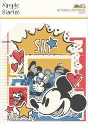 Say Cheese Classic Mouse Bits & Pieces Die-Cuts-Big 5A0029VC-1GD8M