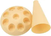 ULTECHNOVO Piping Bag Stand Holder Organizer for Extra Large Piping Tips and Reusable Pastry Bags Compact Storage for Cake Decorating and Baking Tools
