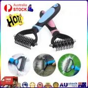 Dog Pet Cat Grooming Comb Brush Undercoat Rake Dematting Deshedding Trimmer SK