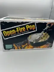 Wabash Valley Farms Open-Fire Outdoor Popcorn Popper New In Box 4 Quart
