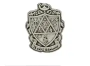 Kappa Delta Pewter (Lead Free) Crest 3D, Raised,1.5" Tall NEW