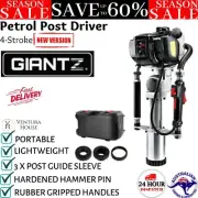 Giantz Petrol Post Driver 4-Stroke Rammer Pile Star Fence Picket Hole Knocker AU