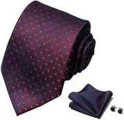[SLEDEZ] Men Necktie Sets Men's Business Evening Tie Set