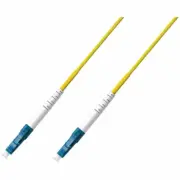 Lynn Simplex Fiber Optic Patch Cable - OS2 Single Mode LC to LC Connectors - 1m