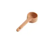 Seasoning Spoon Multifunctional Long Handle Wood Household Coffee Scoop for Kitchen