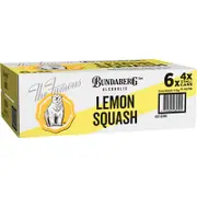 Bundaberg Alcoholic Lemon Squash Can 375mL