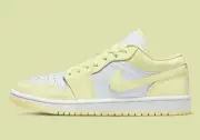 Nike Womens Air Jordan 1 Low | Lemonade Citron Tint Yellow | US 6 | DC0774-007!!