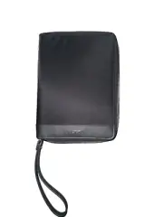 New TUMI Family Travel Wallet Large Passport Holder Document Organizer Zip black