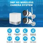 Wireless Security Camera System With 2x IP Cameras PIR Sensor Humanoid Detec
