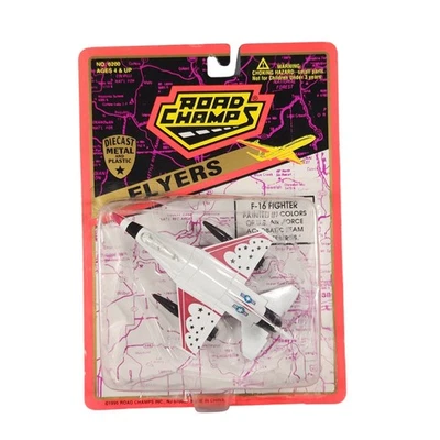 F-16 Fighting Falcon USAF Thunderbirds Diecast Replica Road Champs Flyers 1995