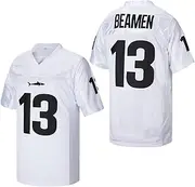 [luqiaomaoyi] Willie Beamen #13 Jamie Foxx Any Given Sunday Sharks Movie Men Football Jersey Stitched