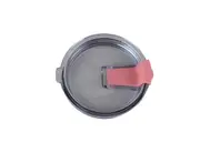 Spill Proof Tumbler Lid Smooth Opening Replacement Car Cup Cover for Yeti 30OZ-Pink - Pink