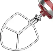 Flat Beater for Kitchen Aid 5qt Plus & 6quart Bowl Lift Stand Mixer Accessories Stainless Steel Kitchen Aid Attachments Dishwasher Safe