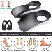 Orthotic Shoe Insoles 3/4 Inserts Plantar High Arch Feet Support Fasciitis 1Pair