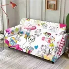 Cat Hormone Sky Stretch Sofa Cover Lounge Couch Slipcover Recliner Protector