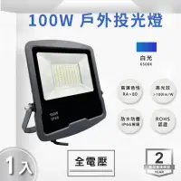 在飛比找momo購物網優惠-【E極亮】LED 100W 戶外投射燈 防水投光燈 IP66