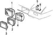 Genuine GM 1984-1992 Chevrolet Pontiac 6000 Cavalier Headlamp Assembly 16503498