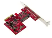 Pcie USB 3.1 - 10 GB - 2 Ports On Flat Angle Bracket Rear - Type C. - Chipset
