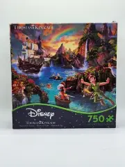 Disney Thomas Kinkade Peter Pan Jigsaw Puzzle 750 Pcs Ceaco USA