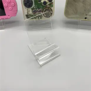 適用於 Gameboy GB GBA GBC PSP 3DS 2DS PSV 遊戲機手持展示支架遊戲配件的透明展示盒支架