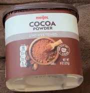 Meijer Unsweetened Cocoa Powder 100% Cacao 8 oz