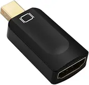 Adapter Mini Dp to Mini Displayport Abs Material Portable Design Resolution Audio Pass