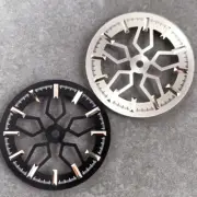 29mm Watch Dial Black Fit NH35 NH70 NH72 Movt Skeleton Hollow Dial Accessories