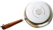 HAKIDZEL Mini Frying Pan Stainless Steel Nonstick Egg Frying Pan Compact Cookware for Induction and Gas for Small Kitchens and Camping Snowflake Design