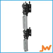 Atdec AWMS-2-BT75 Dual Vertical Monitor Mount - Silver