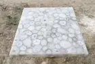 White Agate Square Coffee Table, Handmade Furniture, Luxury Furniture Table Deco
