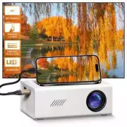 Mini Hd Portable Projector With Built-In Speaker, Supports Multiple Interfaces