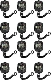 BESPORTBLE 12 Pcs Timer Stopwatch for Game Referees Watch Match Stopwatch Classroom Stopwatch Electronic Watch Workout Stopwatch Game Stopwatches Running Stopwatch Handheld Stopwatch Abs