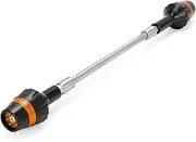 Motorcycle Slider For Du&cati Monster 659 695 696 796 1000 1100/S/EVO Motorcycle Frame Slider Crash ProtectorFalling Protection POM Front Axle Slider (Color : Orange)