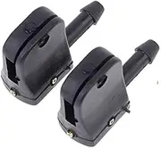 2Pcs Car Washer Nozzle Spray Jet Sprinter Mounted On Windshield Wiper Arm Pair