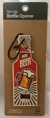 NWT Wembley Outta Sight Bass Bottle Opener Says More Beer