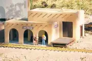 Piko G Scale 62252 Las Cruces Train Station, Building Kit (G-Scale)