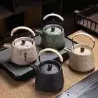 Retro Kungfu Teapot Ceramic Tea Set Coarse Beam Teapot Single Convenient Teapot