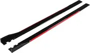 A3 2.2m Car Side Skirt Extensions Side Skirts Winglet Lip Compatible for Audi A3 A4 A5 A6 A7 A7 A8 Q3 Q5 Q7 RS5 RS6 RS7 S3 S4 TT Body Kit(Red)
