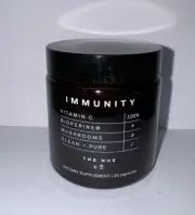 The Nue Co Immunity 30 Capsules Dietary Supplement Vitamin c Bioperine/mushroom