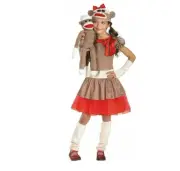 Sock Monkey Girl Kid's Halloween Costume
